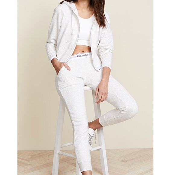 calvin klein sweat suit womens